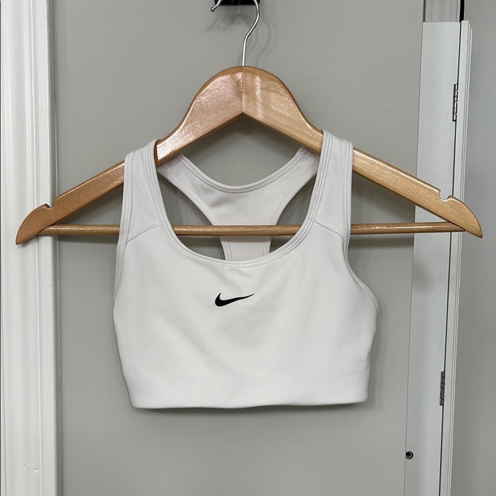 Nike White Sports Bra
